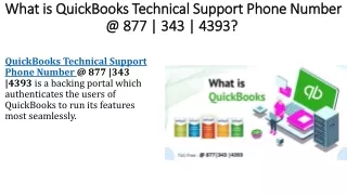 QuickBooks Technical Support Phone Number @ 877 | 343 | 4393
