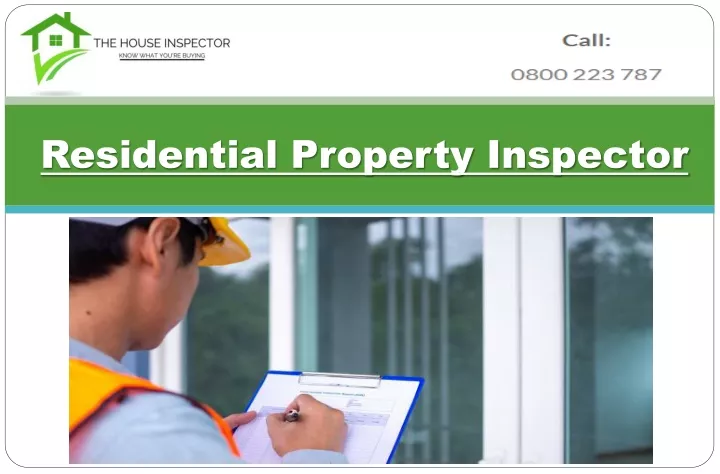 residential property inspector