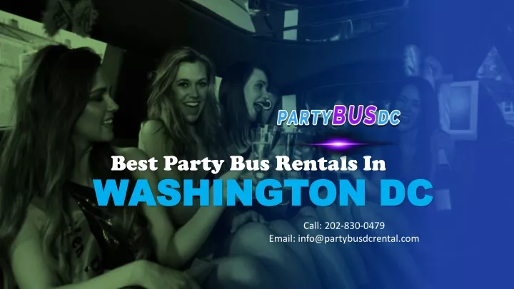 best party bus rentals in washington