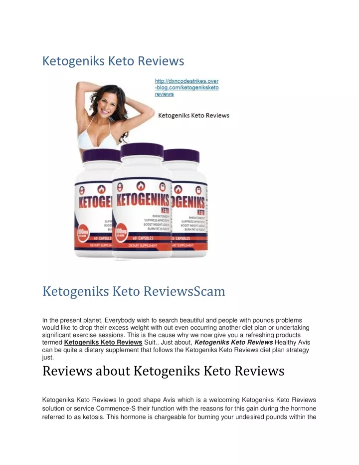 ketogeniks keto reviews