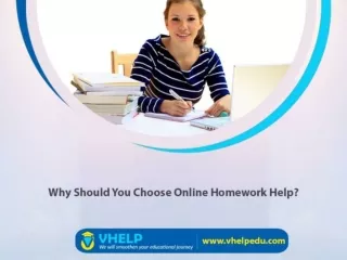 Why Should You Choose Online Homework Help?