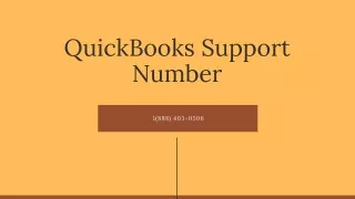 Intuit @ QuickBooks Support? 1(888) 403-0506?Number