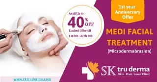 Medi Facial Treatment in Sarjapur Road | SK truderma anniversary Offer 2020