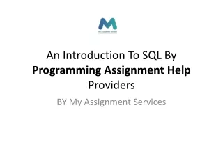 An Introduction To SQL By Programming Assignment Help Providers!