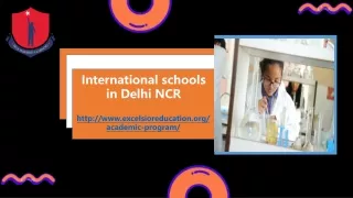 International School in Delhi & NCR