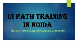ui path training in noida