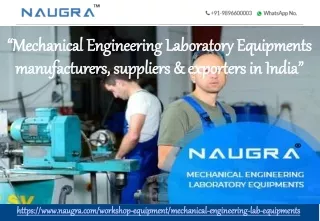 Mechanical Engineering Lab Equipments Exporters