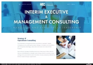 Best Traditional Consultancy Services - IE Consulting LLC