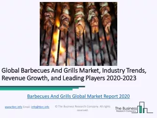 Barbecues And Grills Global Market Report 2020