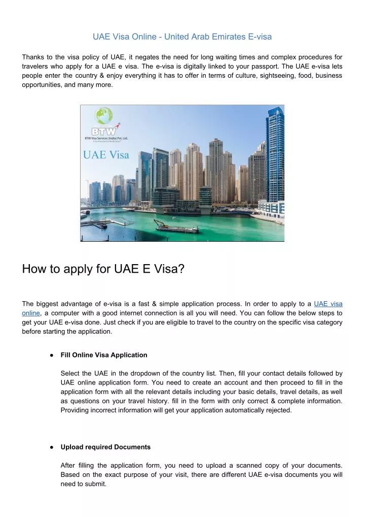 uae visa online united arab emirates e visa