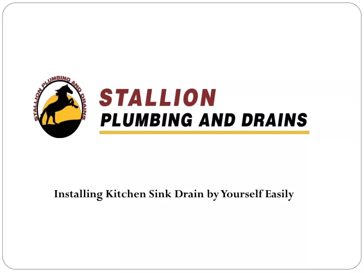 installing kitchen sink drain by yourself easily