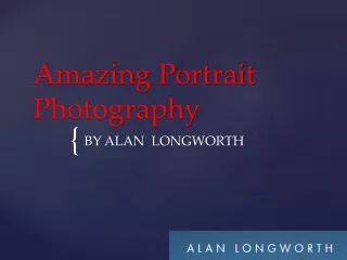 Amazing Portrait Photography by Alan Longworth