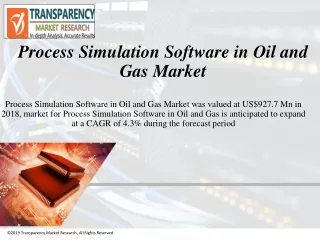 Process Simulation Software In Oil & Gas Market Expected To Reach US$ 1,349.3 Million By 2027