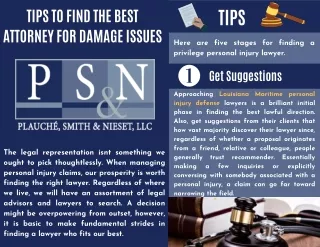 Tips to Find the Best Attorney for Damage Issues