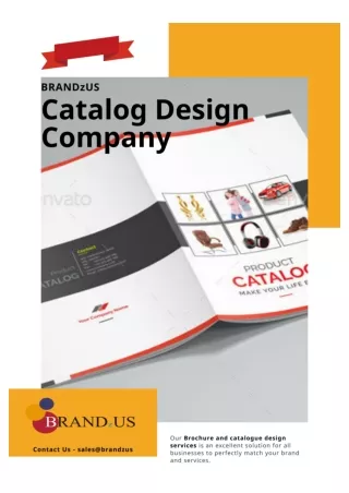 Catalogue Design Company - BRANDzUS