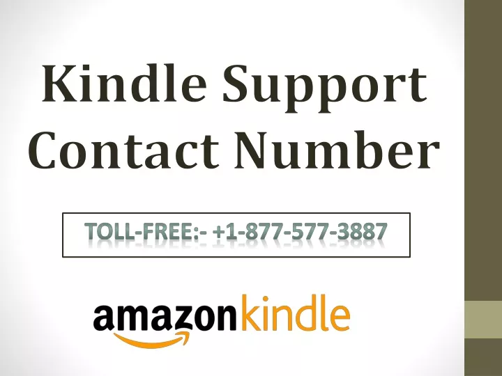 kindle support contact number