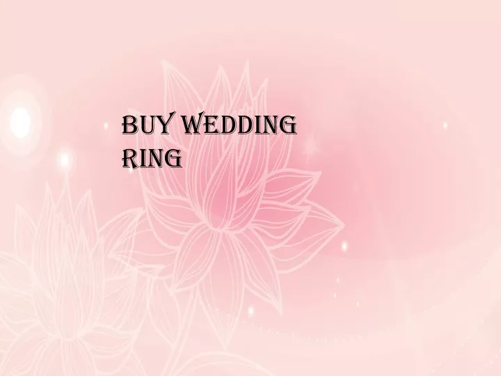 buy wedding ring