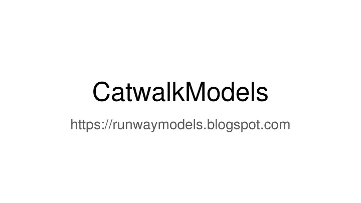 catwalkmodels