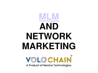 mlm and network marketing