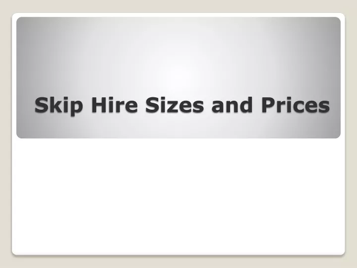skip hire sizes and prices