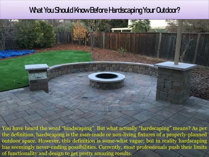 what you should know before hardscaping your outdoor