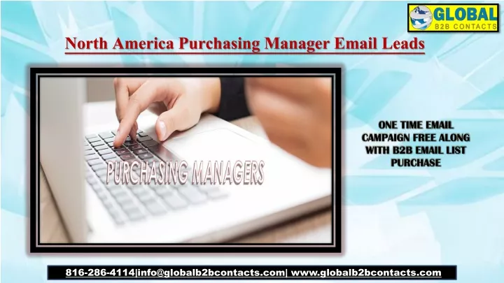 north america purchasing manager email leads