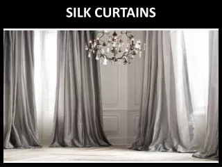 Silk Curtains In Dubai