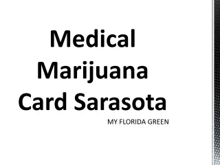 Medical marijuana card Sarasota