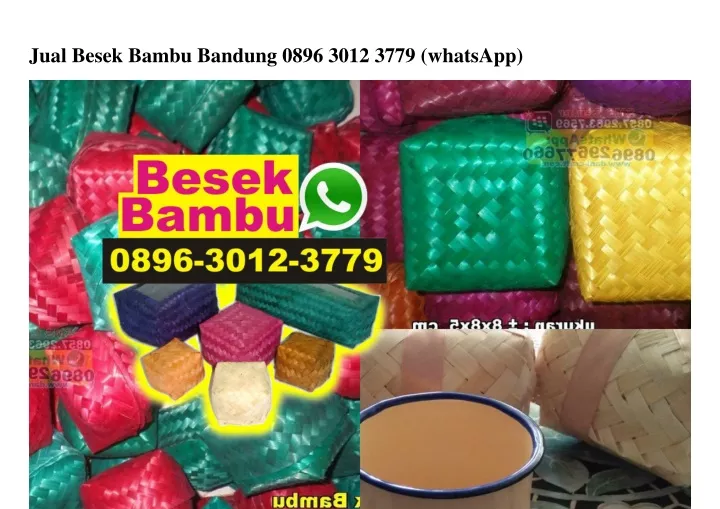 jual besek bambu bandung 0896 3012 3779 whatsapp