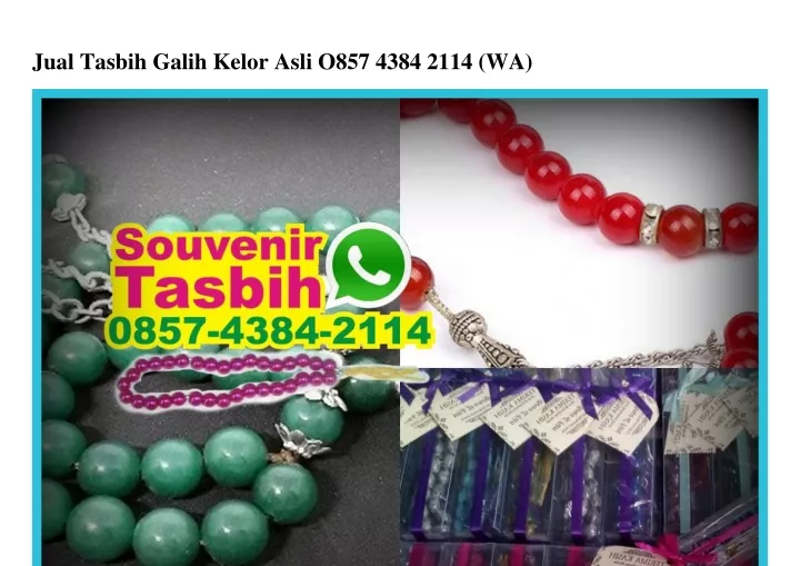 jual tasbih galih kelor asli o857 4384 2114 wa