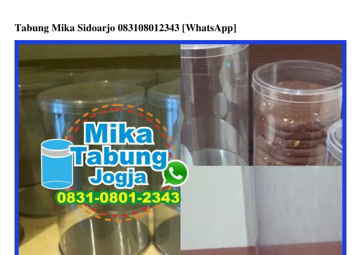 tabung mika sidoarjo 083108012343 whatsapp