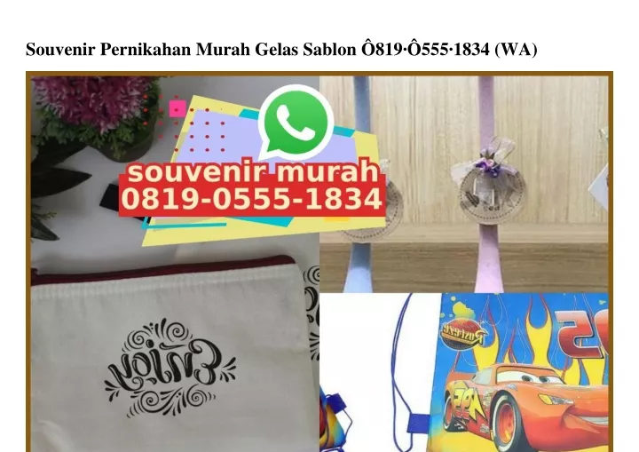 souvenir pernikahan murah gelas sablon