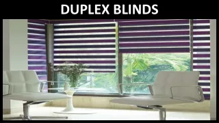 Duplex Blinds In Dubai