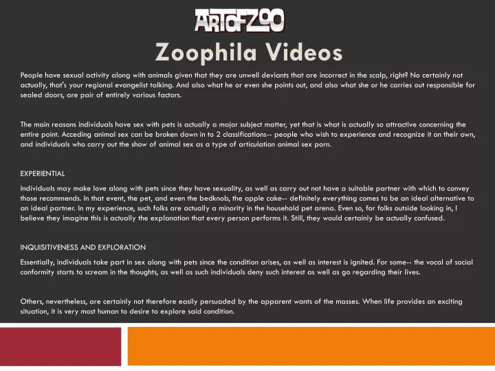 zoophila videos