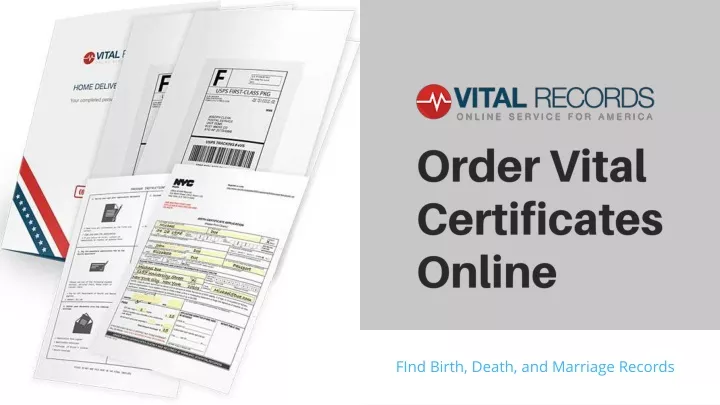 order vital certificates online