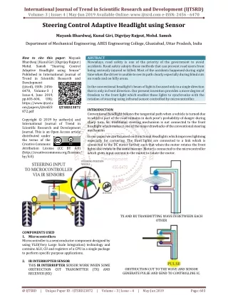 international journal of trend in scientific