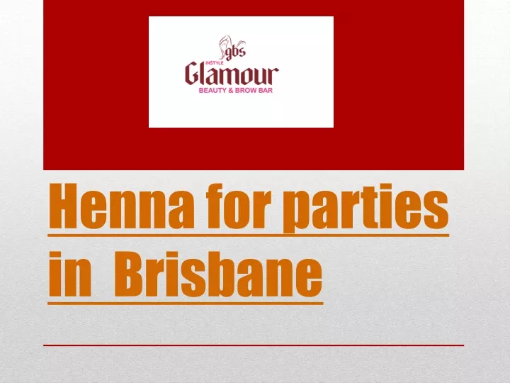 h enna for parties in brisbane