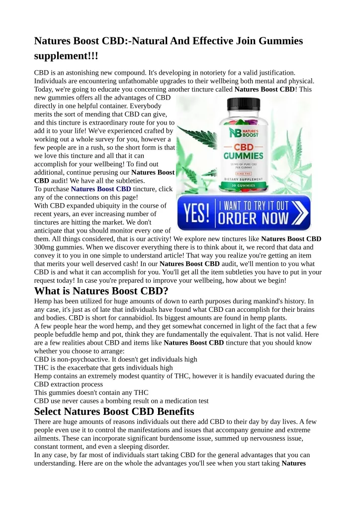 natures boost cbd natural and effective join