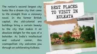 Top places to visit in Kolkata in 2020