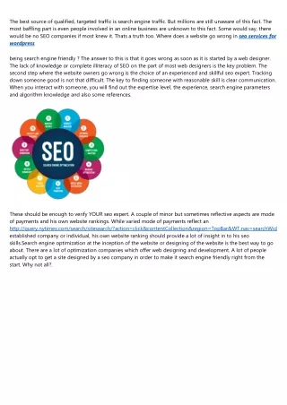 Search Engine Optimization