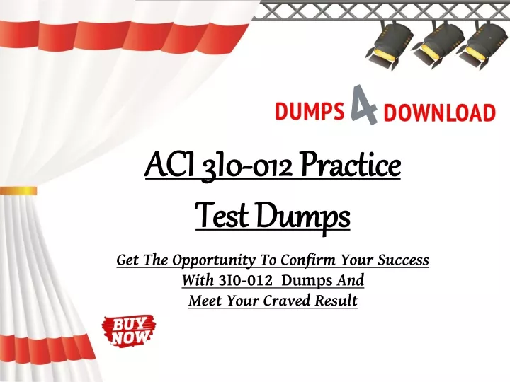 aci 3i0 012 practice test dumps