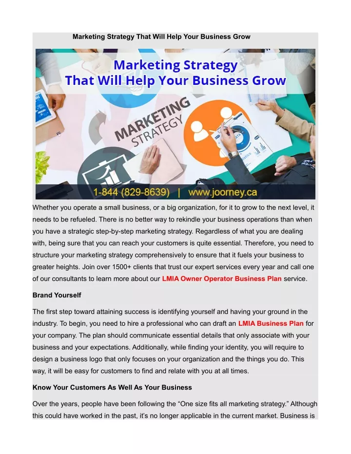 marketing strategy that will help your business