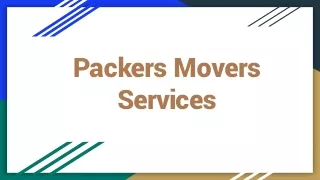 Best packers and movers in Chennai