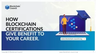 How Blockchain Certifications Give Benefit to Your Career.