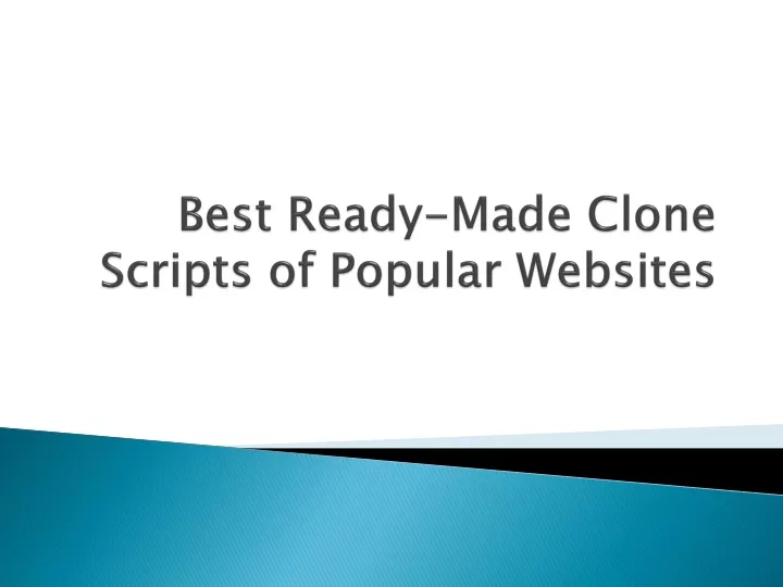 best ready made clone scripts of popular websites