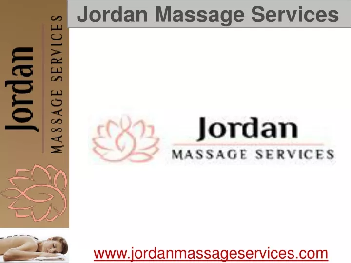 jordan massage services