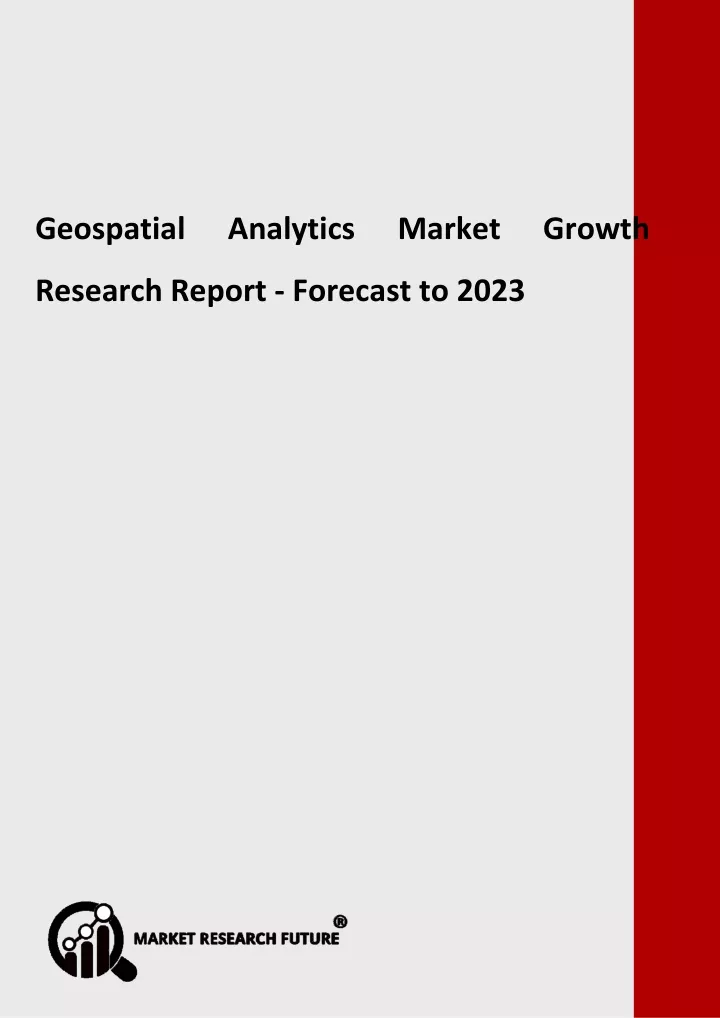 geospatial analytics market growth research