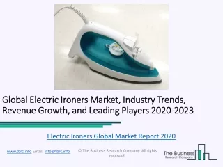 Electric Ironers Global Market Report 2020