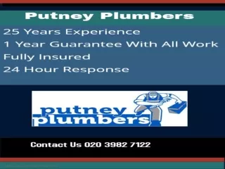 Drain Repairs Putney - PP