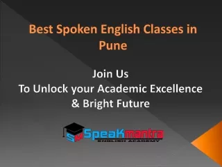 Join Best Spoken English Classes in Pune – SpeakMantra